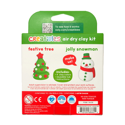 Creatibles: Air Dry Clay BFFs Kit - Holiday BFFs