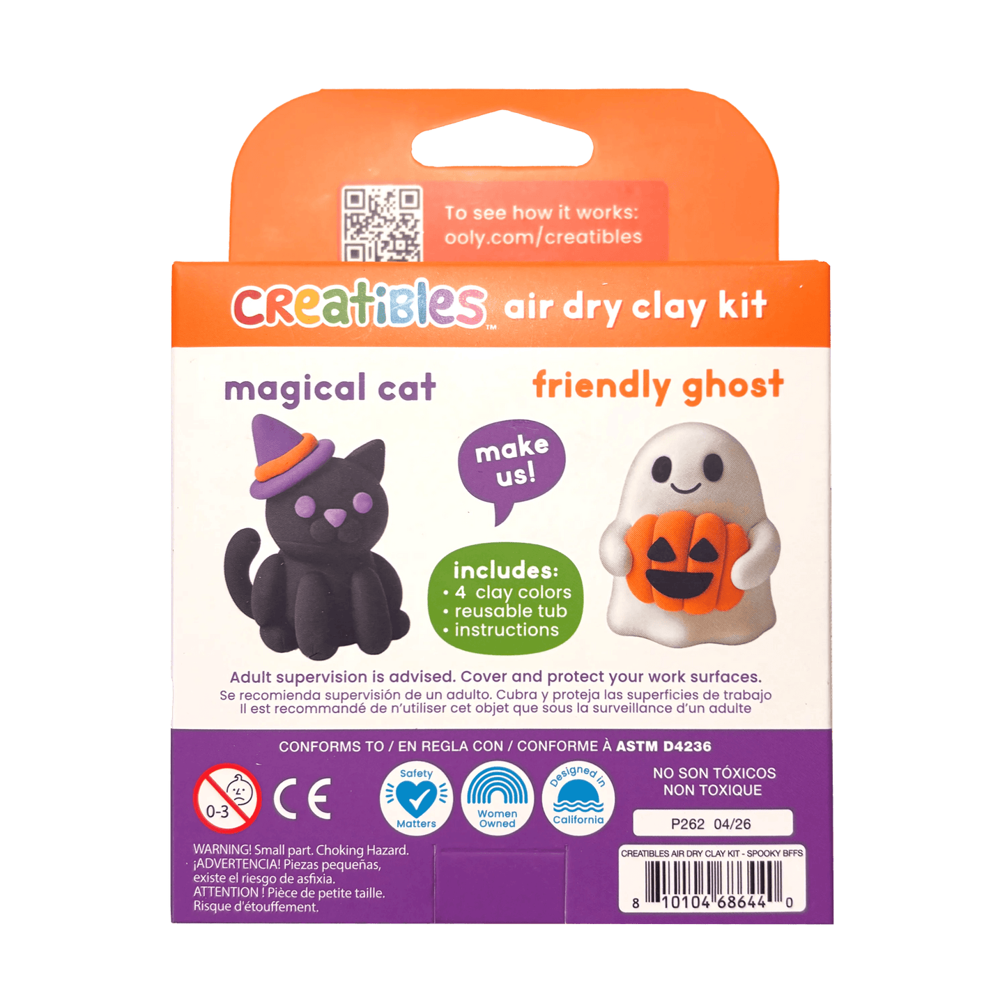 Creatibles: Air Dry Clay BFFs Kit - Spooky BFFs