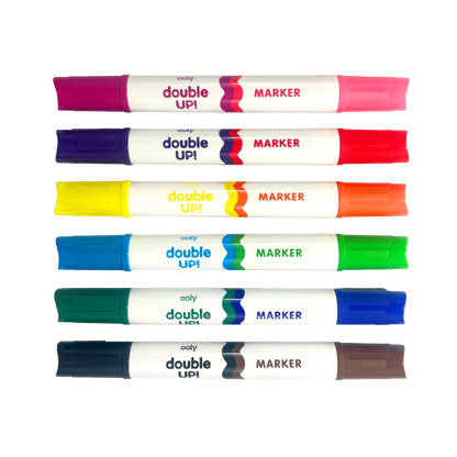 Double Up! Double-Ended Markers out of packaging
