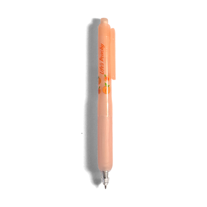 Fresh Squeezed: Black Ink Scented Gel Pen - Peach (1 PC)