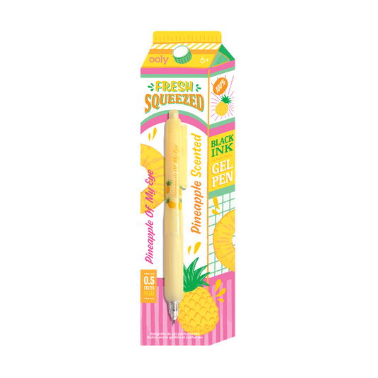 Fresh Squeezed: Black Ink Scented Gel Pen - Pineapple (1 PC)