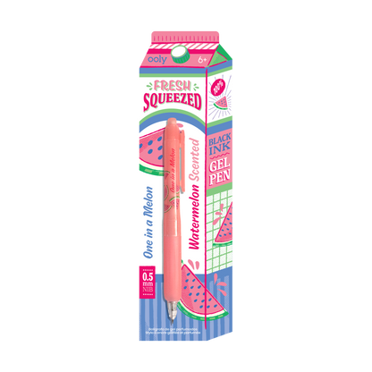 Fresh Squeezed: Black Ink Scented Gel Pen - Watermelon (1 PC)