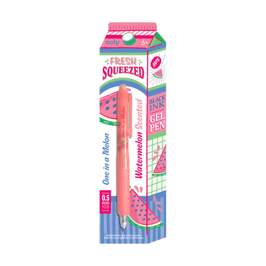 Fresh Squeezed: Black Ink Scented Gel Pen - Watermelon (1 PC)