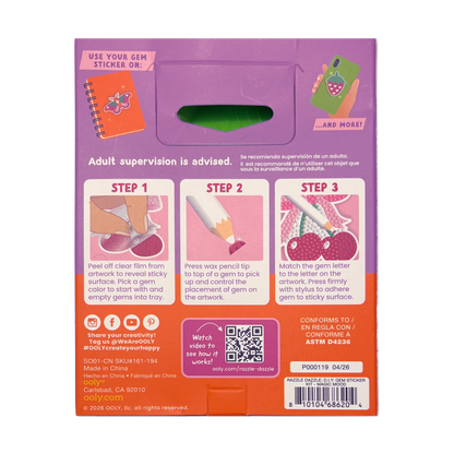 Mini Razzle Dazzle: D.I.Y. Gem Sticker Kit - Magic Mood