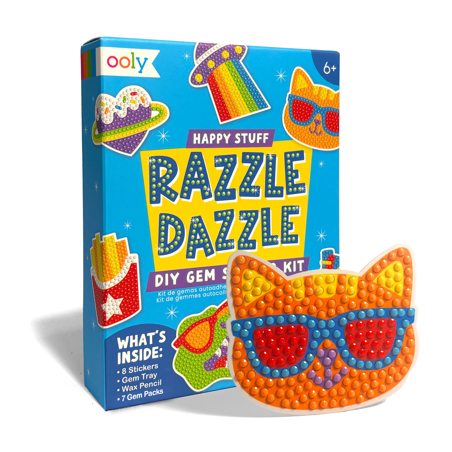Mini Razzle Dazzle: D.I.Y. Gem Sticker Kit - Happy Stuff
