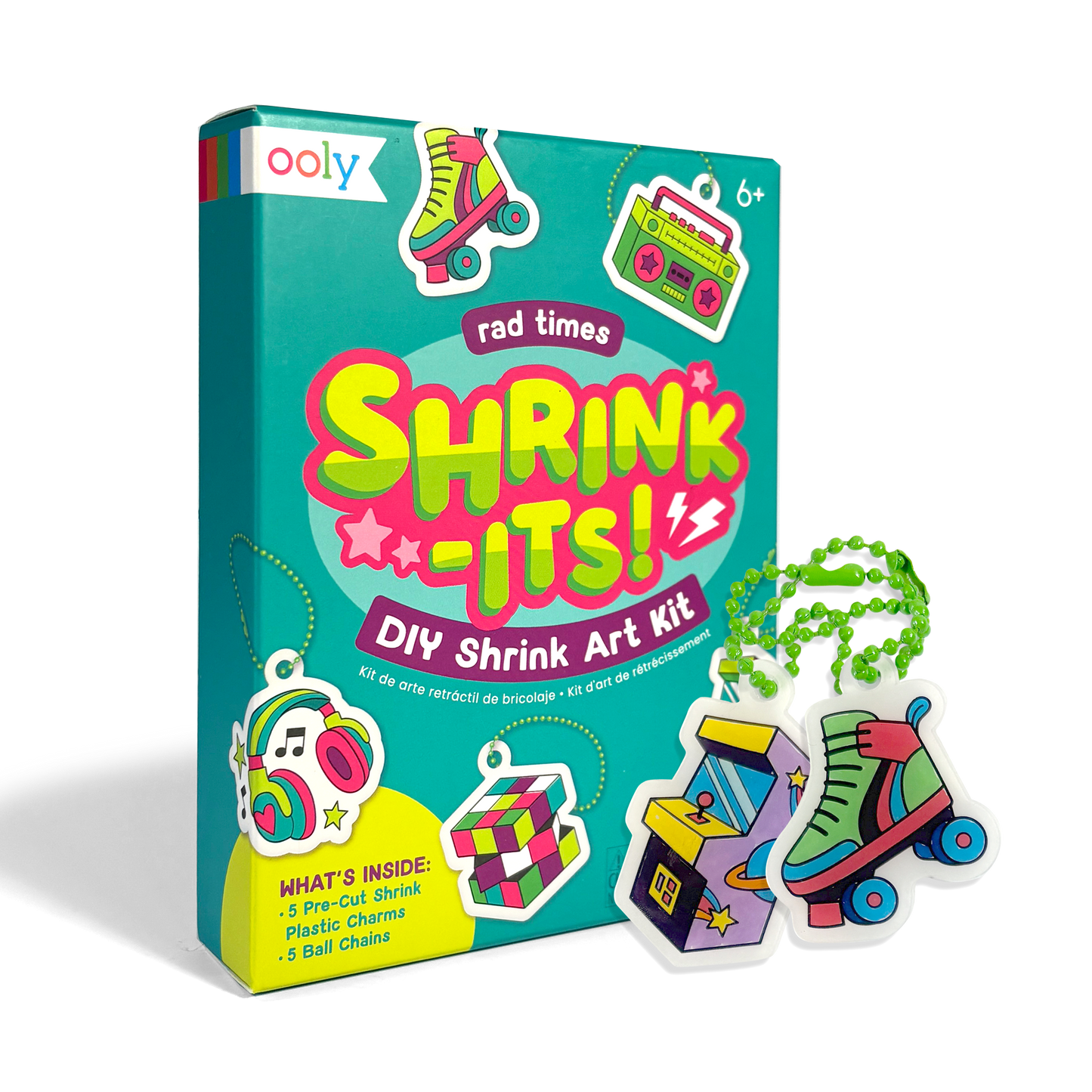 Mini Shrink-Its! D.I.Y. Shrink Art Kit - Rad Times