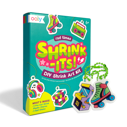 Mini Shrink-Its! D.I.Y. Shrink Art Kit - Rad Times