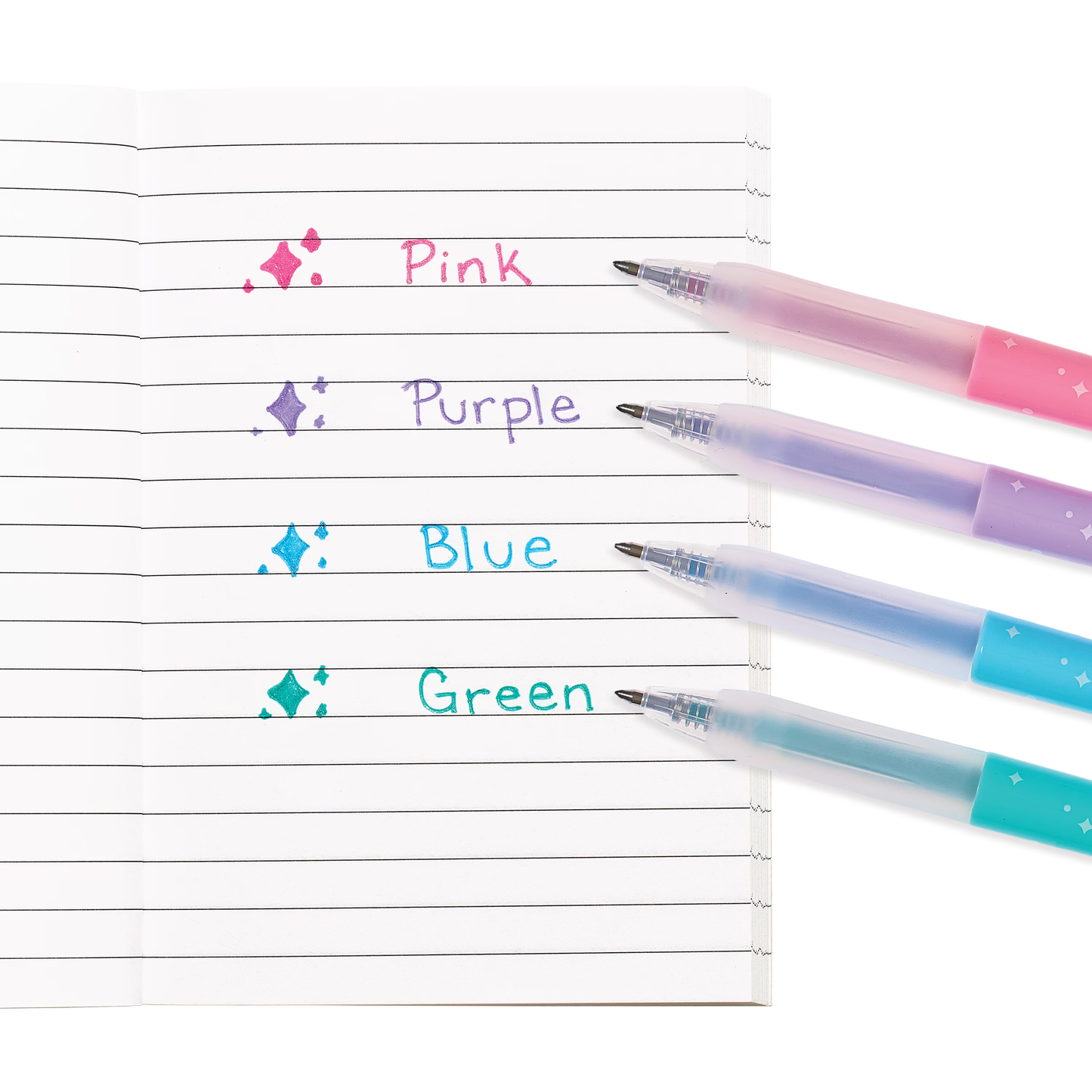 Oh My Glitter!: Retractable Glitter Ink Gel Pens (Set of 4)
