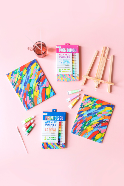 Paintology: Acrylic Paints - Pastel Colors (14 PC Set)