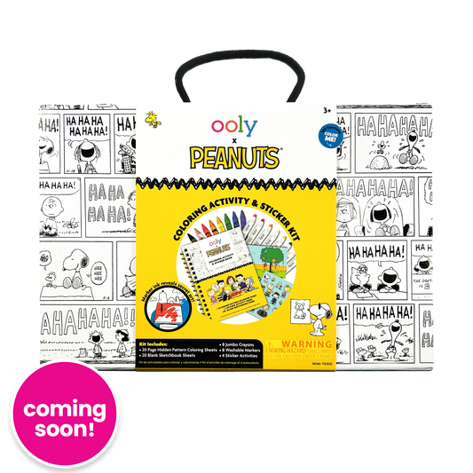 OOLY x Peanuts: Coloring Activity & Sticker Kit
