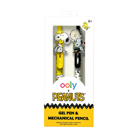 OOLY x Peanuts: Gel Pen & Mechanical Pencil (Set of 2)