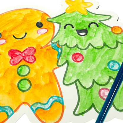 Playful Painters: Easy Watercolor Painting Kit - Merry & Bright