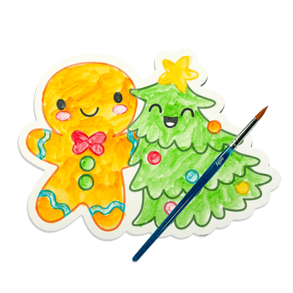 Playful Painters: Easy Watercolor Painting Kit - Merry & Bright