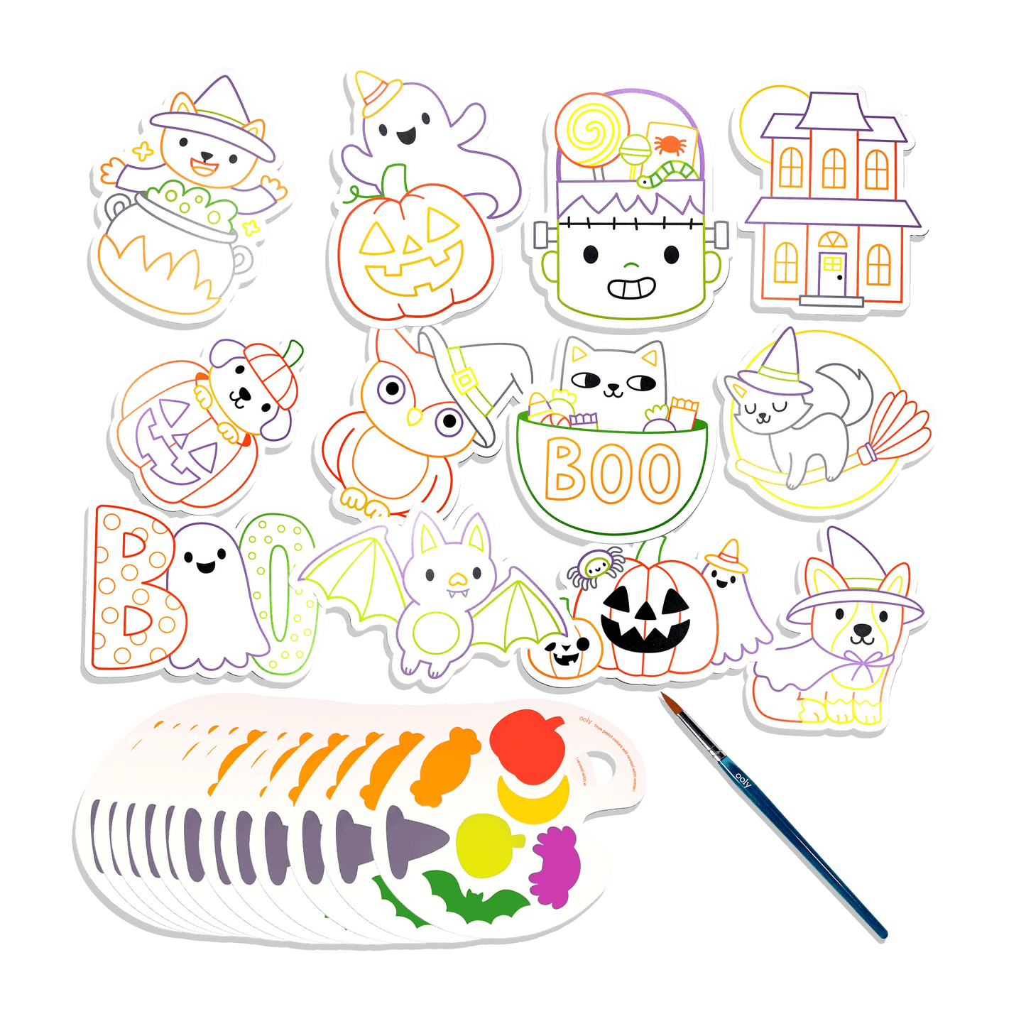 Playful Painters: Easy Watercolor Painting Kit - Trick or Treat