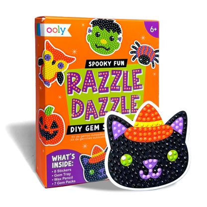 Mini Razzle Dazzle: D.I.Y. Gem Sticker Kit - Spooky Fun