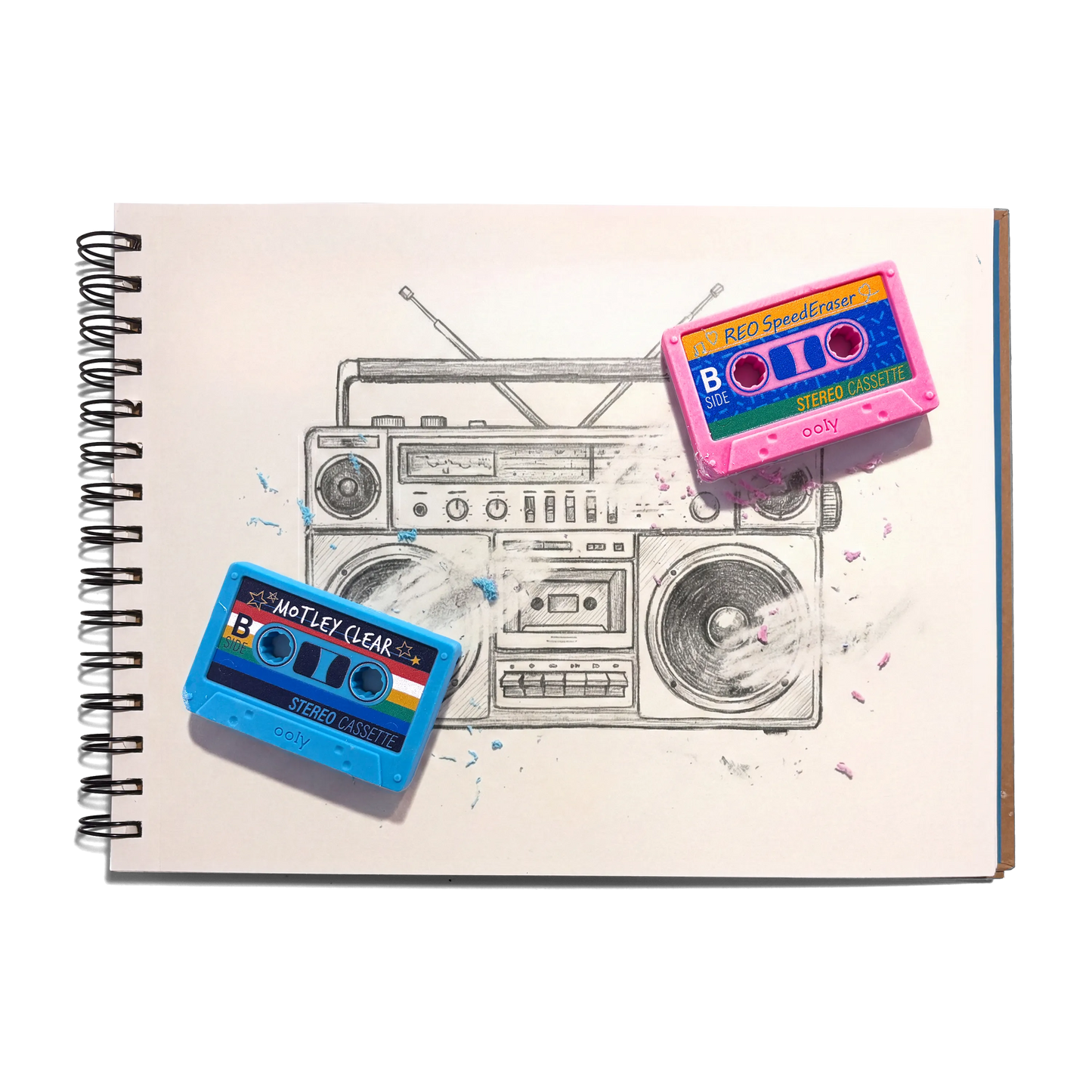 Rewind: Cassette Erasers (Set of 3)