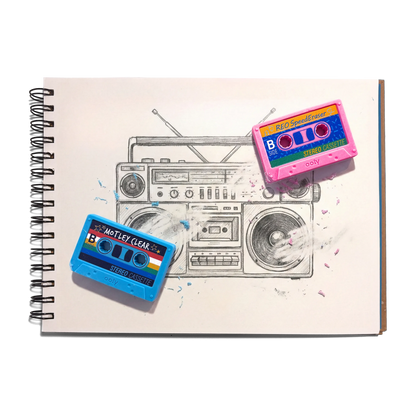 Rewind: Cassette Erasers (Set of 3)