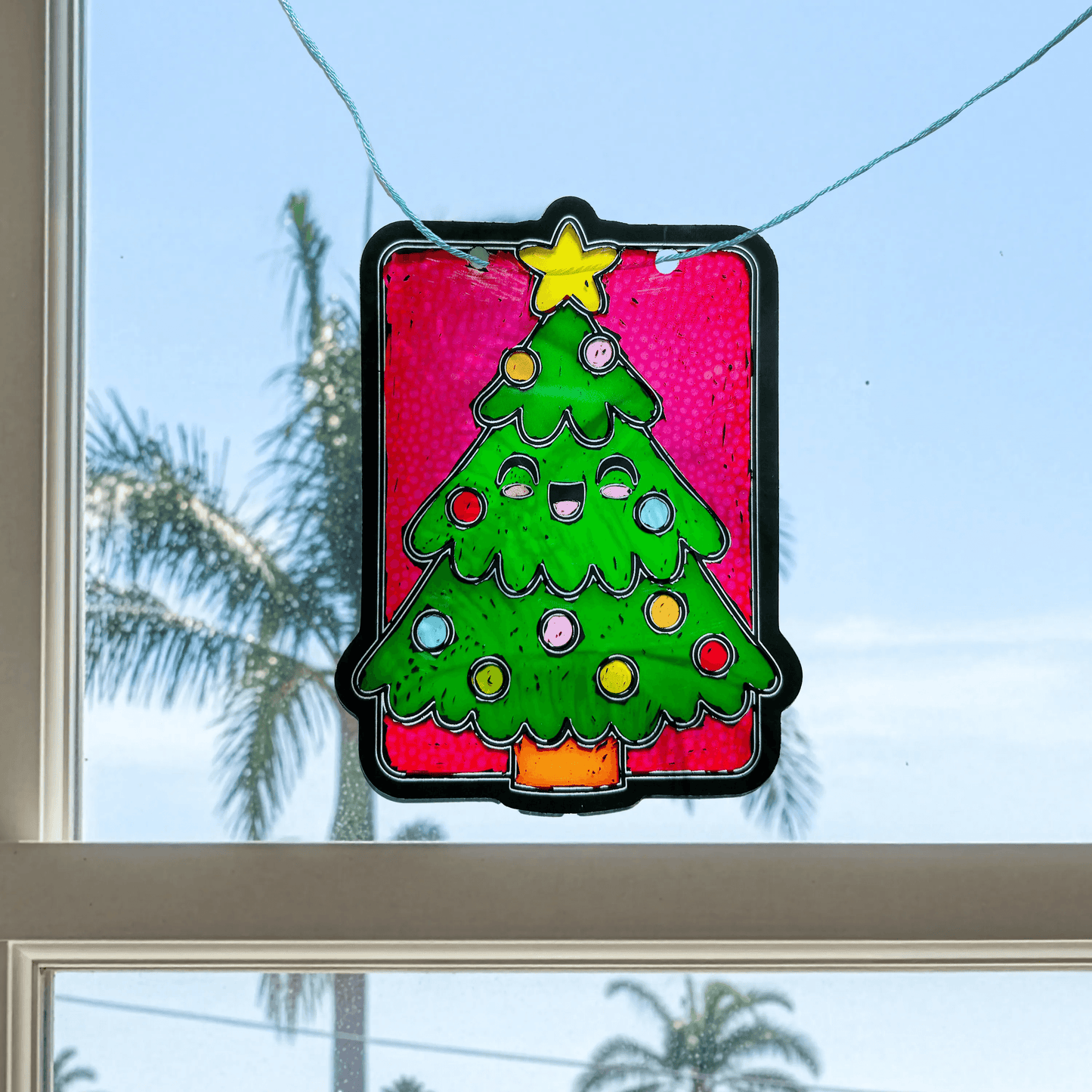 Mini Scratch & Scribble: Window Banner Kit - Festive Friends