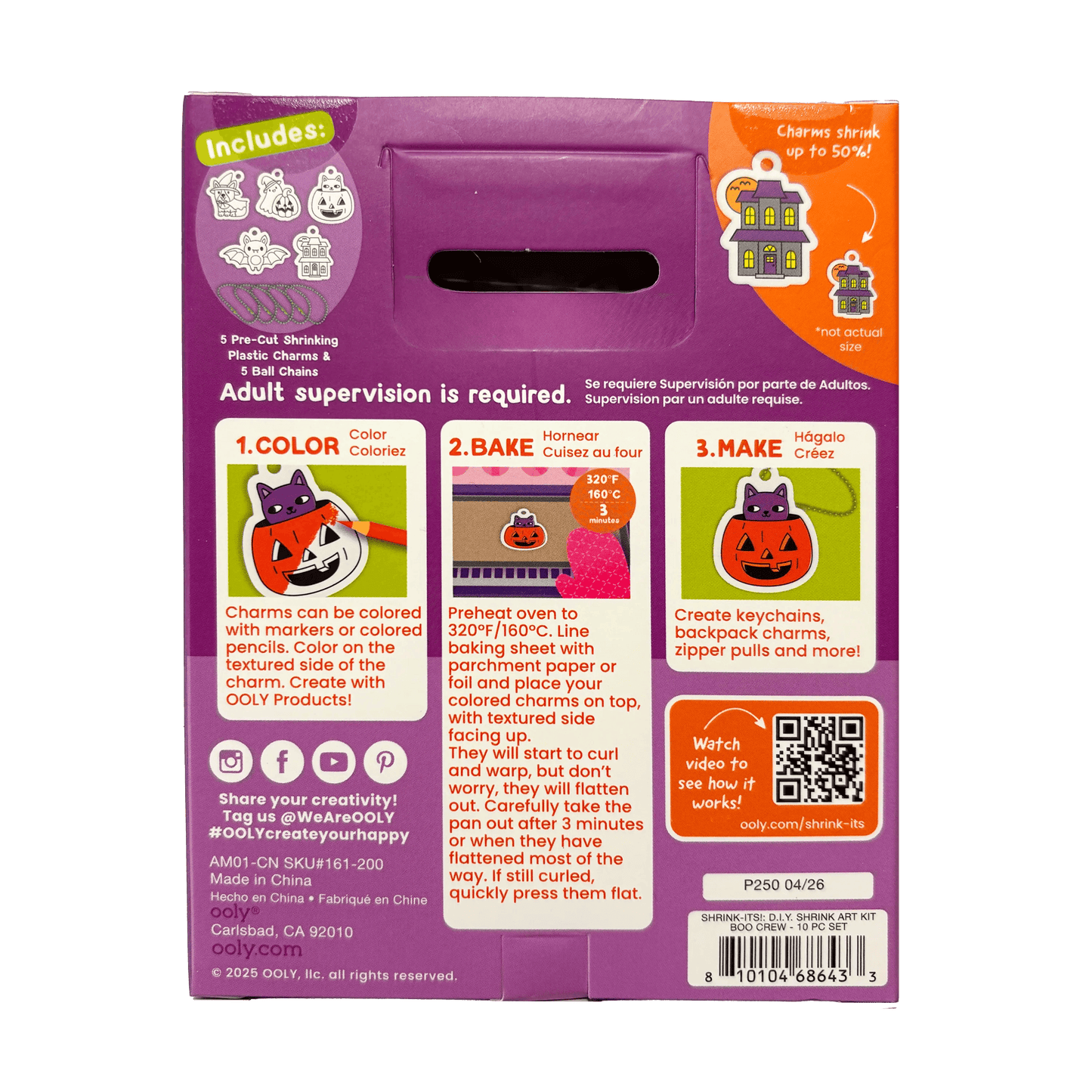 Mini Shrink-Its!: D.I.Y. Shrink Art Kit - Boo Crew