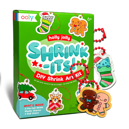 Mini Shrink-Its!: D.I.Y. Shrink Art Kit - Holly Jolly