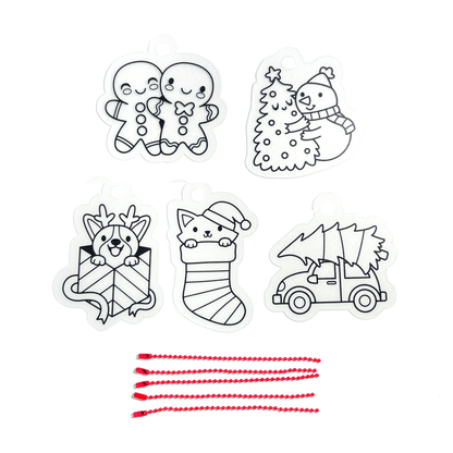 Mini Shrink-Its!: D.I.Y. Shrink Art Kit - Holly Jolly