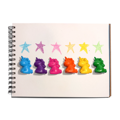 Unicorn Party: Finger Crayons (Set of 6)