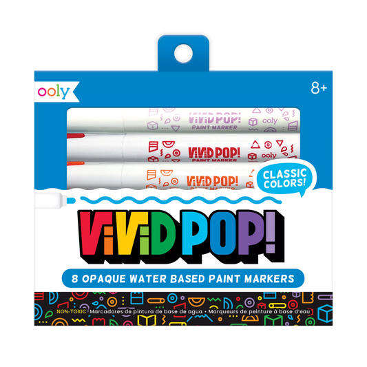 OOLY Vivid Pop! Water Based paint markers in packaging