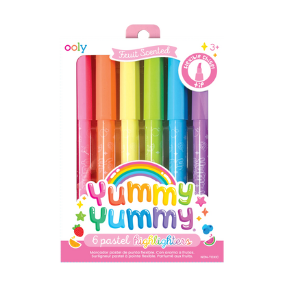 OOLY Yummy Yummy Scented Highlighters - Set of 6 packaging front