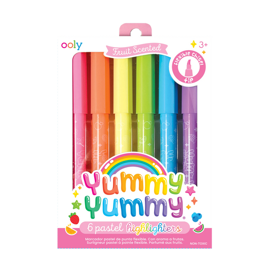 OOLY Yummy Yummy Scented Highlighters - Set of 6 packaging front