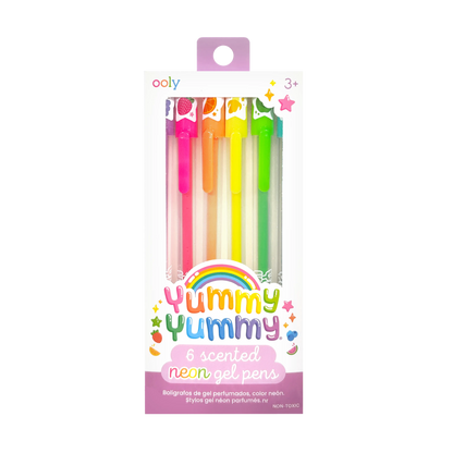 OOLY Yummy Yummy Neon Scented Gel Pens front of packaging