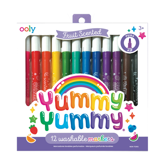Yummy Yummy: Fruit Scented Markers (Set of 12)