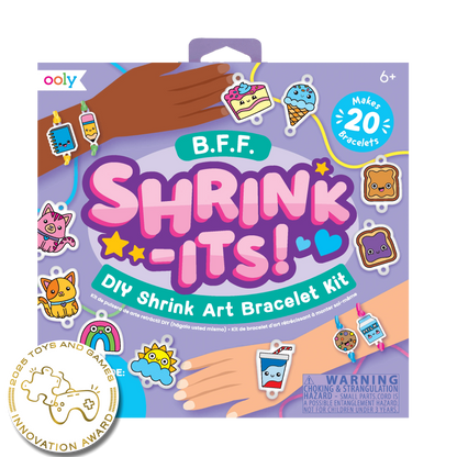 Shrink-Its!: D.I.Y. Shrink Art Bracelet Kit - B.F.F. (24 PC Set)